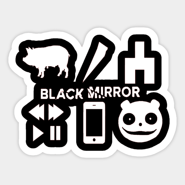 Black Mirror Sticker by OtakuPapercraft